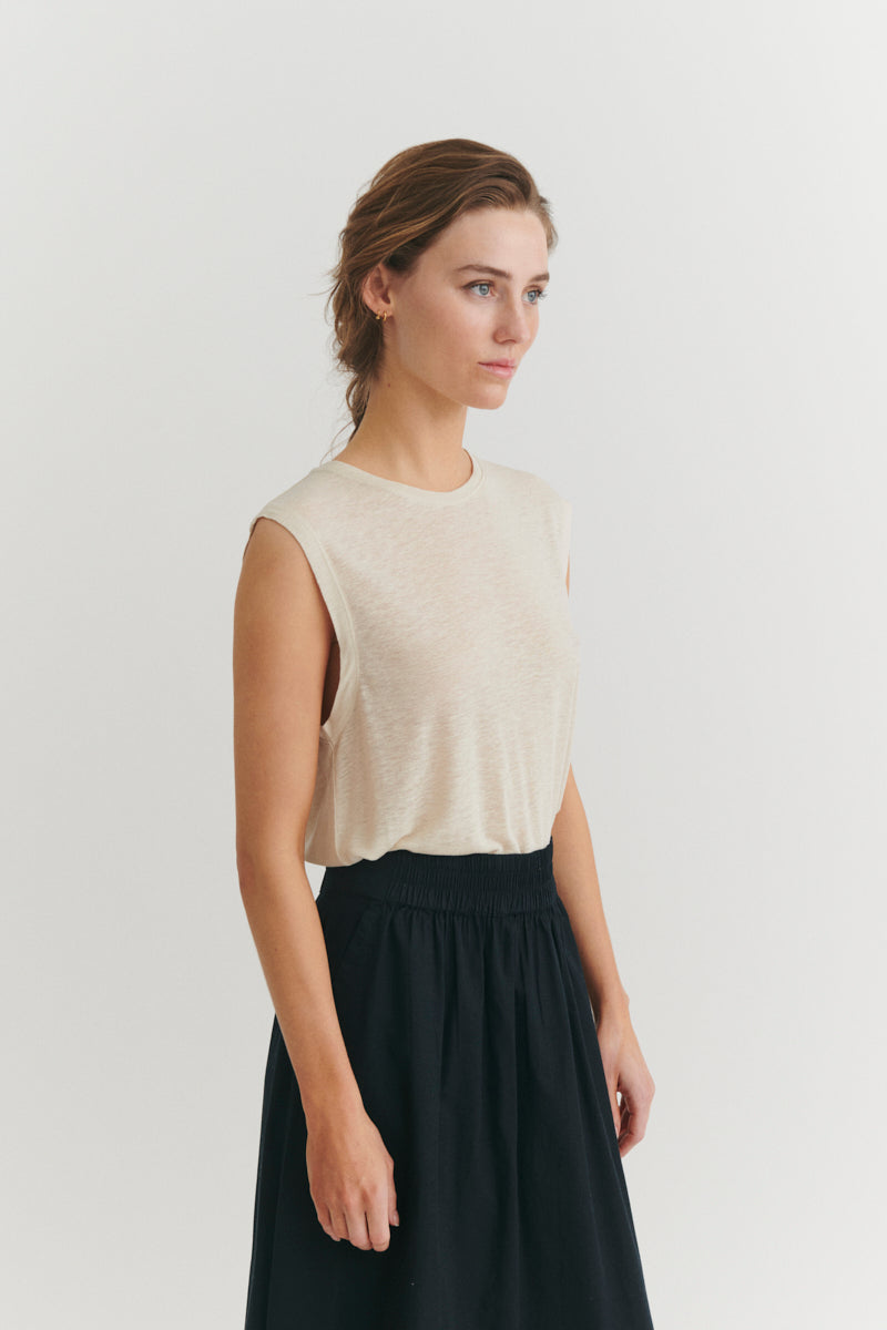 Basic Apparel Ashly Tank Toppe 873 Summer sand